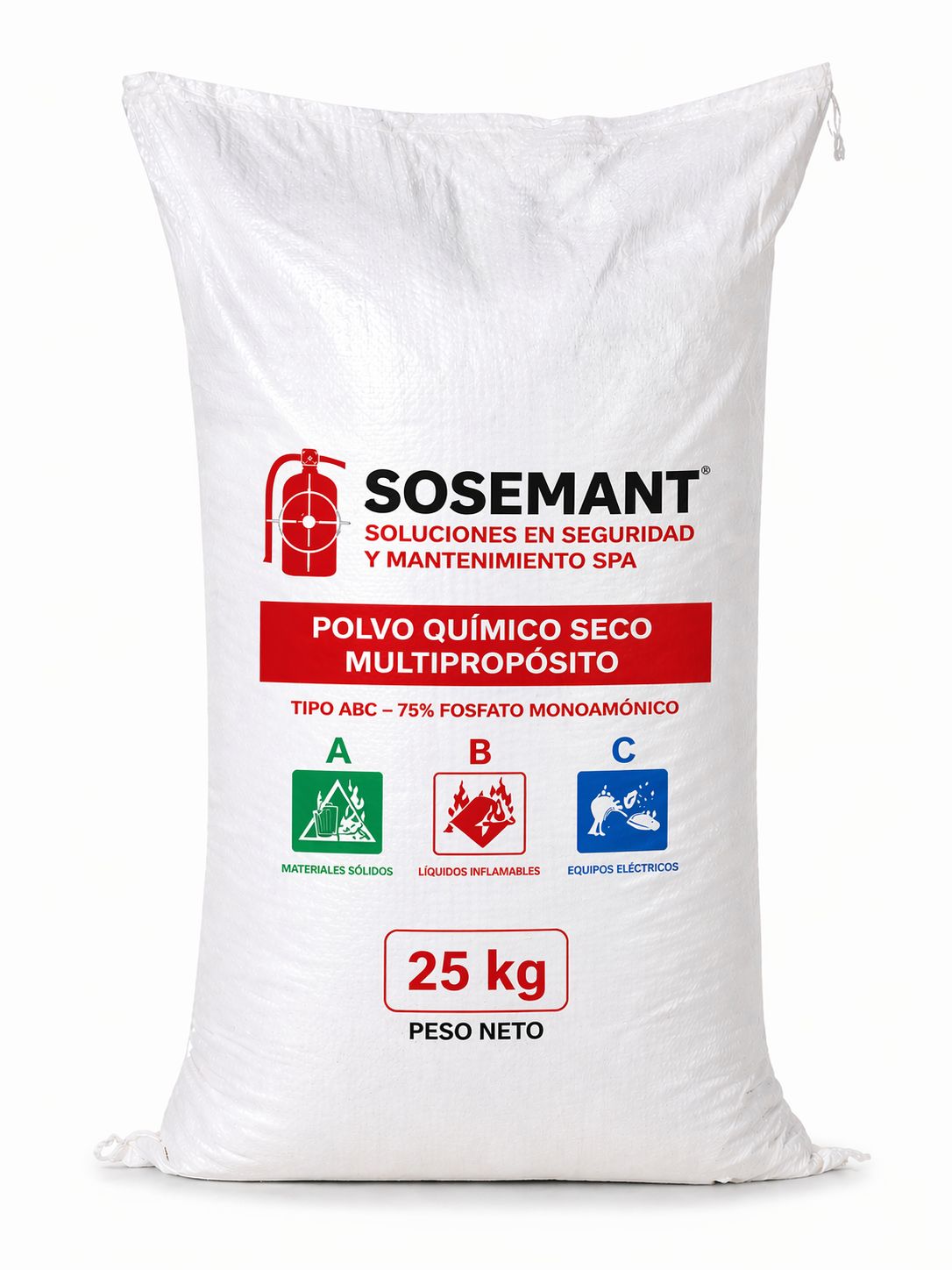 Saco Polvo Quimico 25 kg